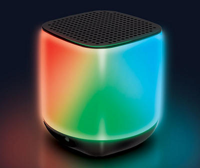 Black Bluetooth Color-Changing LED Mini Speaker