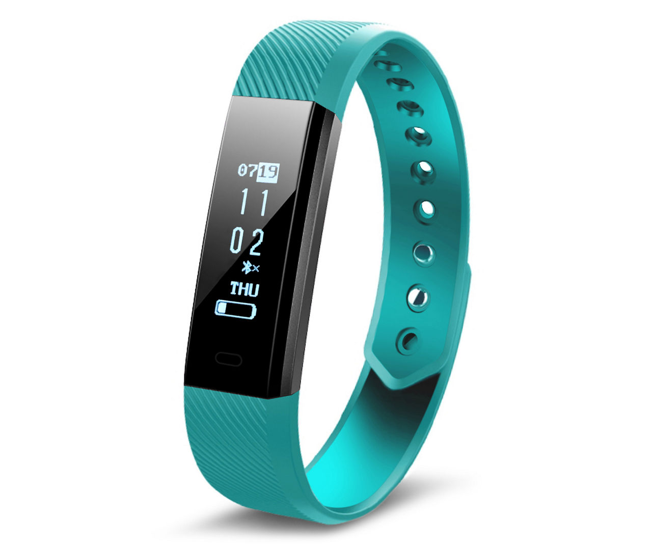 Color Blocks Smart Band Bracelet Watch Connects Bluetooth Active Tracker