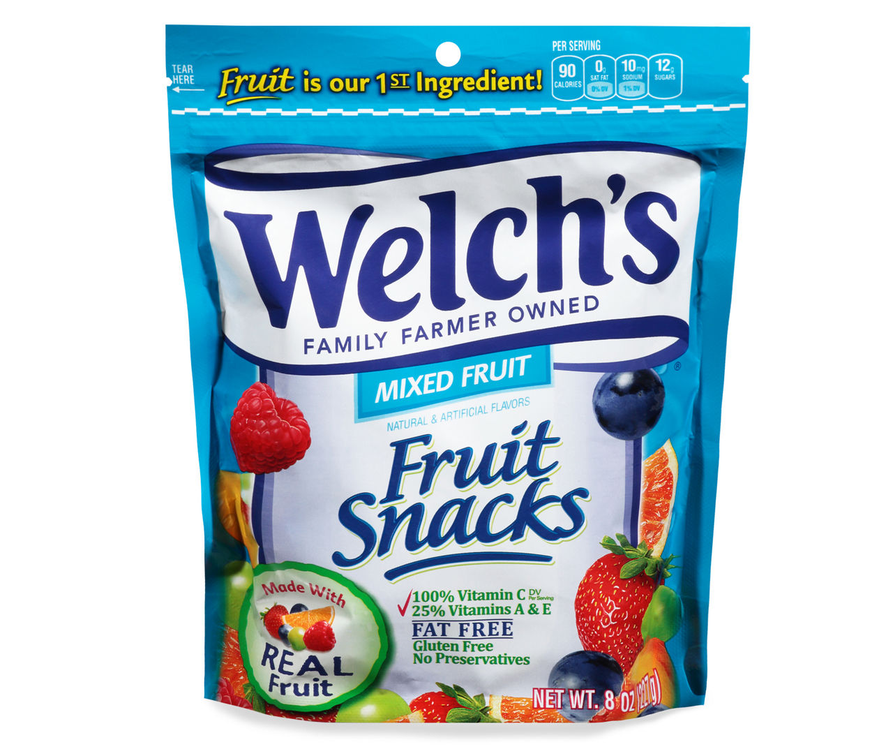 Welch's Welch's Fruit Snacks, Mixed Fruit, 8 Ounce Pouch | Big Lots