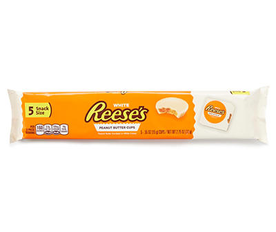Snack Size White Peanut Butter Cups, 5-Count