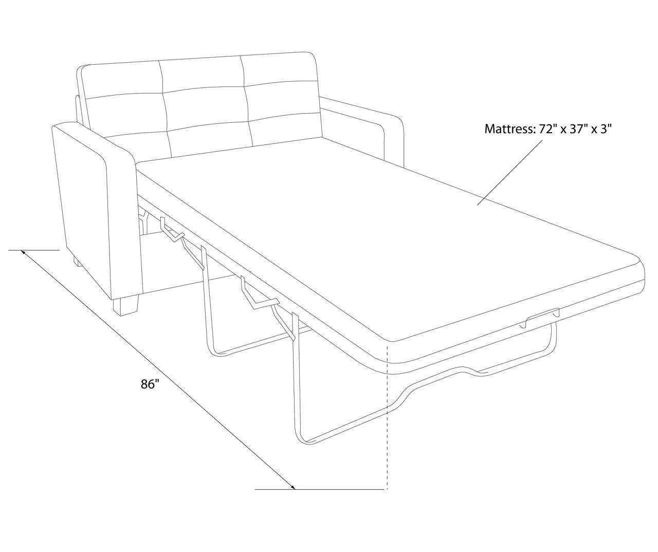 Ameriwood devon sleeper chair deals and a half