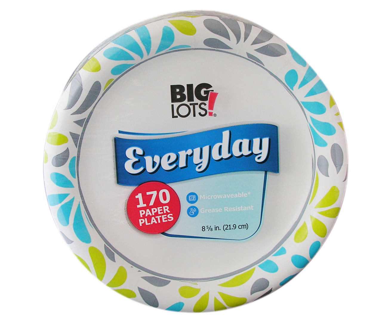 Big Lots 8 7/8 Foam Plates, 100-Count