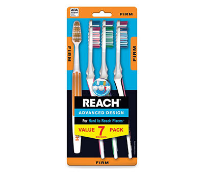 Advanced Design Firm Toothbrush, 7-Pack