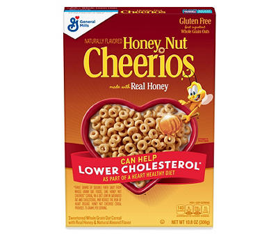 Honey Nut Toasted Whole Grain Oat Cereal, 10.8 Oz.