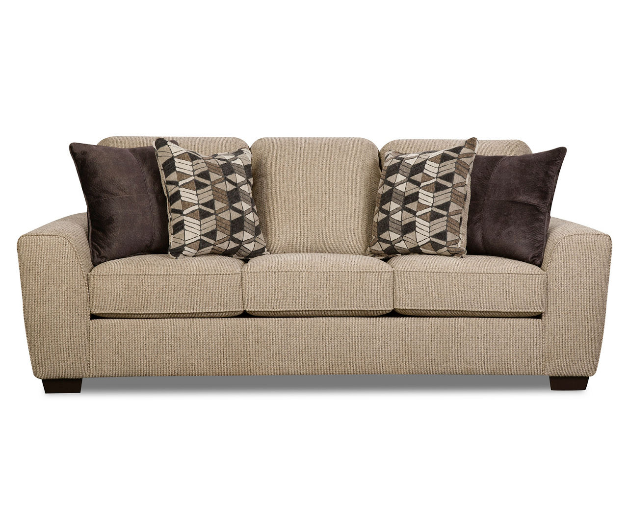 Lane Home Solutions Horizon Tan Chenille Sofa | Big Lots