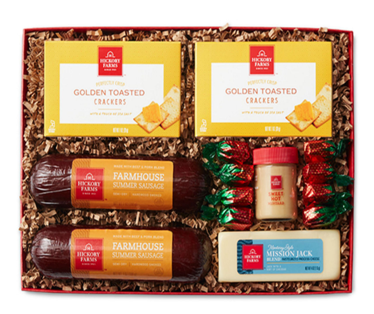 Hickory Farms Holiday Celebration Meat & Cheese Food Gift Set, 23.2 Oz.