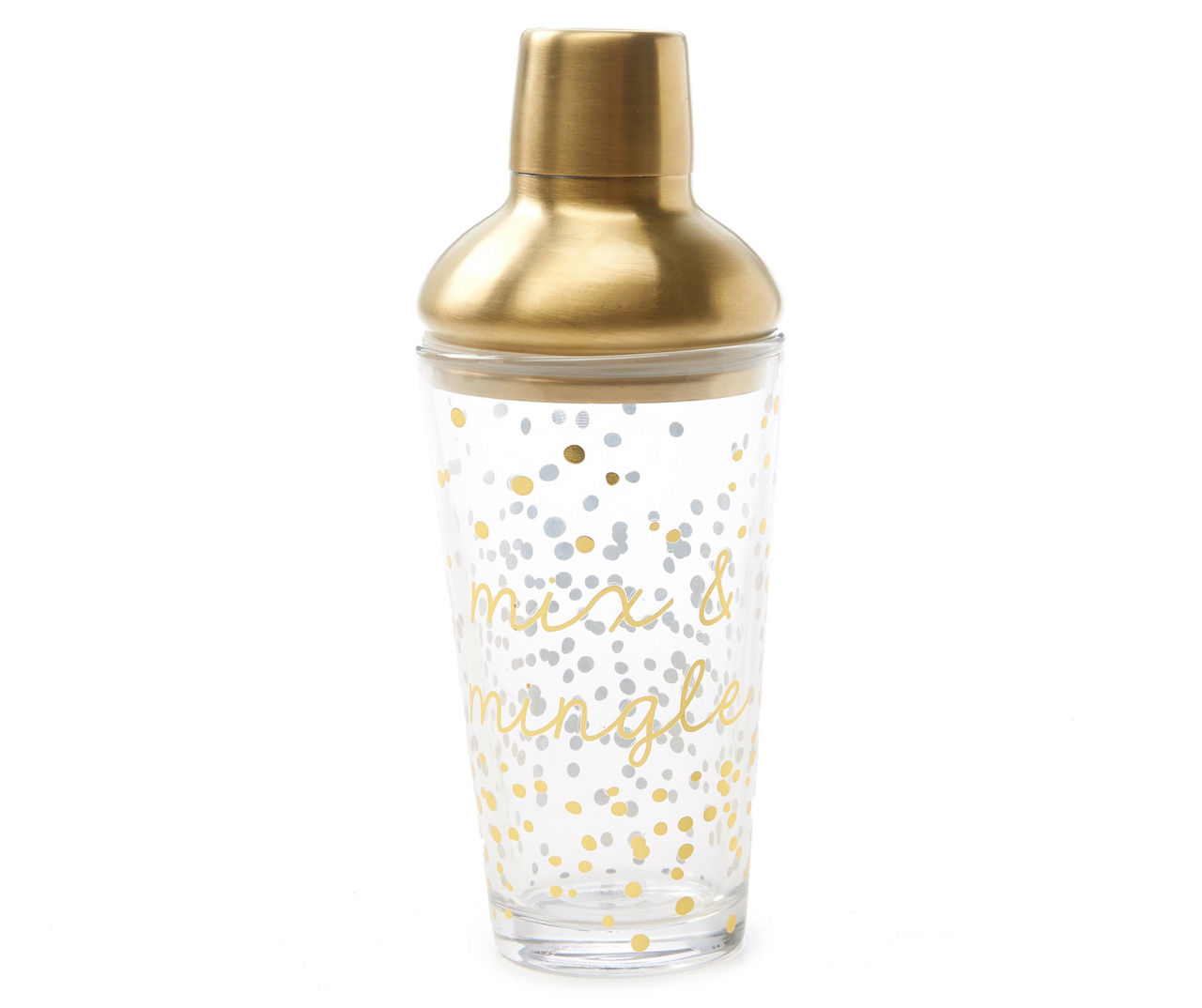 Cocktail Shaker - Gold Confetti