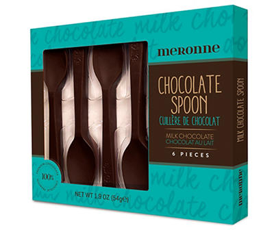 Milk Chocolate Spoons, 6-Pack
