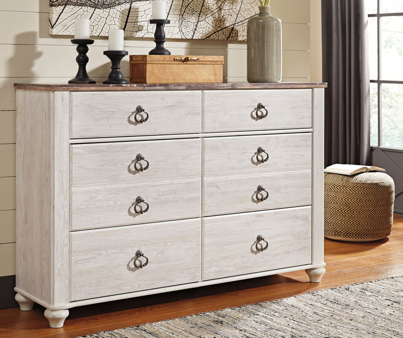 Willowton Whitewash Dresser