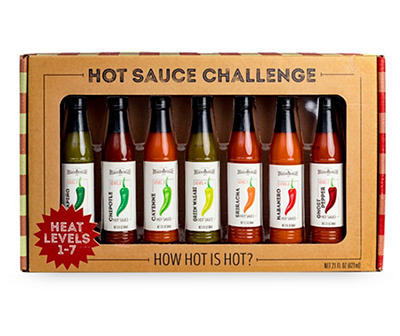 Hot Sauce Challenge Gift Set, 7-Pack