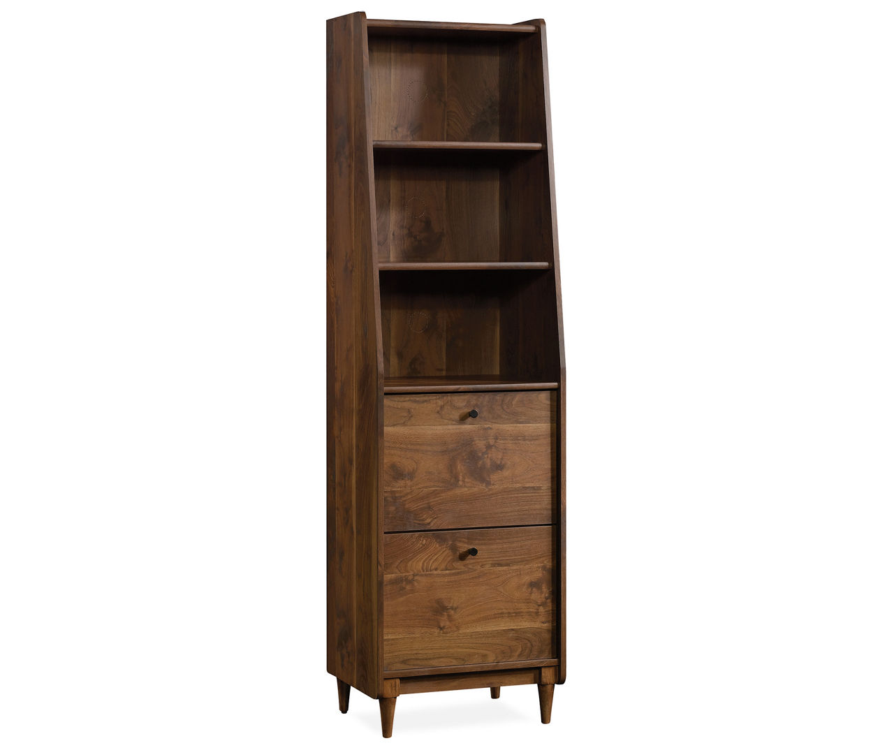 Sauder Harvey Park Dark Brown 3-Shelf Narrow Bookcase | Big Lots