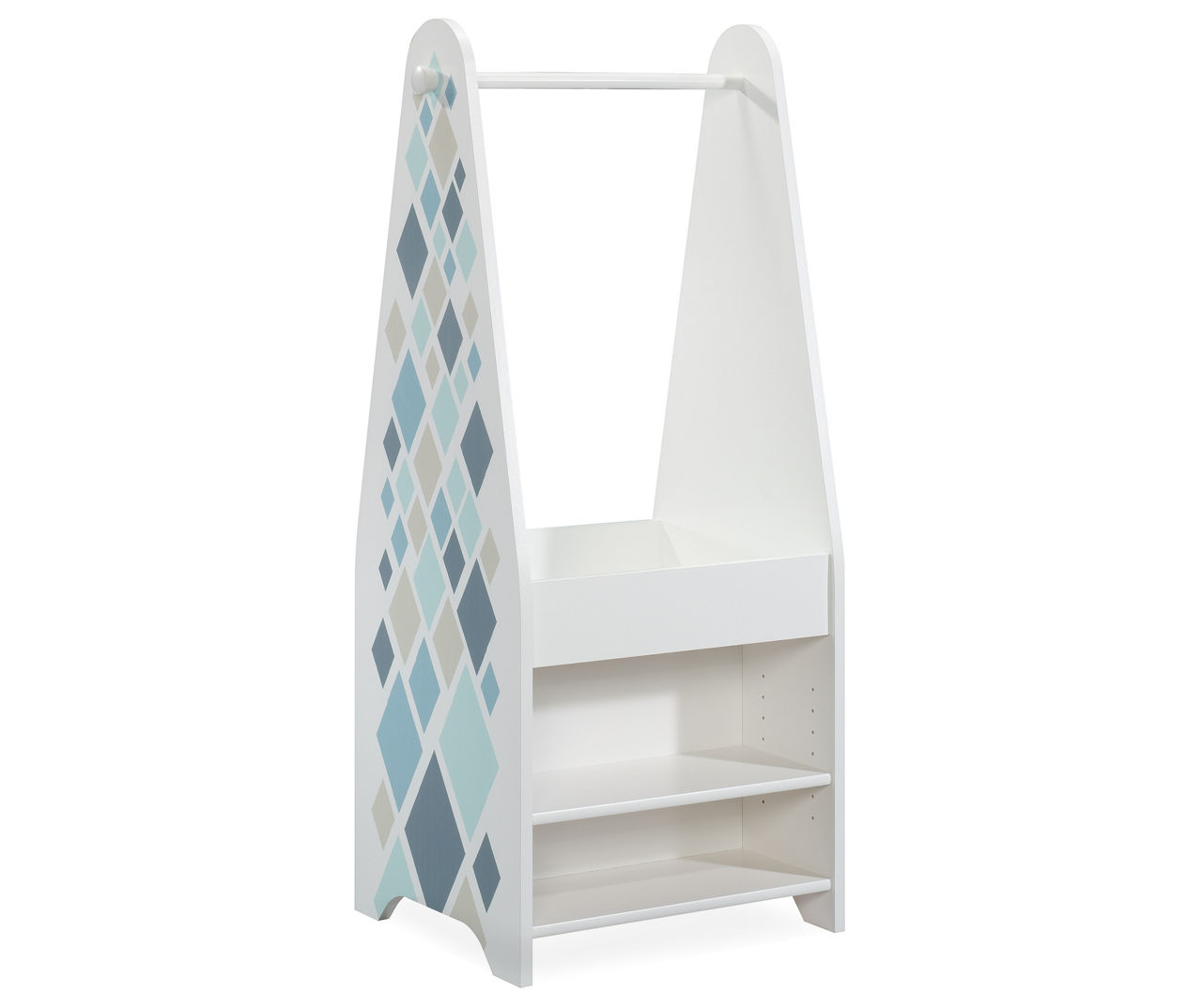 Kids Pinwheel White Wardrobe