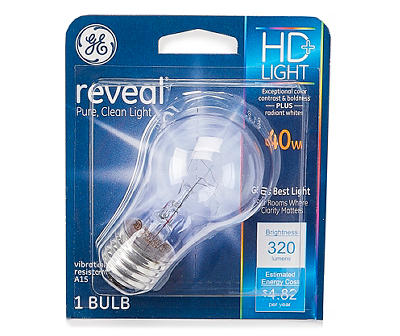 40-Watt Reveal A15 Ceiling Fan Light Bulb