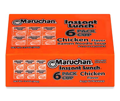 Maruchan Instant Lunch Chicken Flavor Ramen Noodle Soup 6-2.25 oz. Box