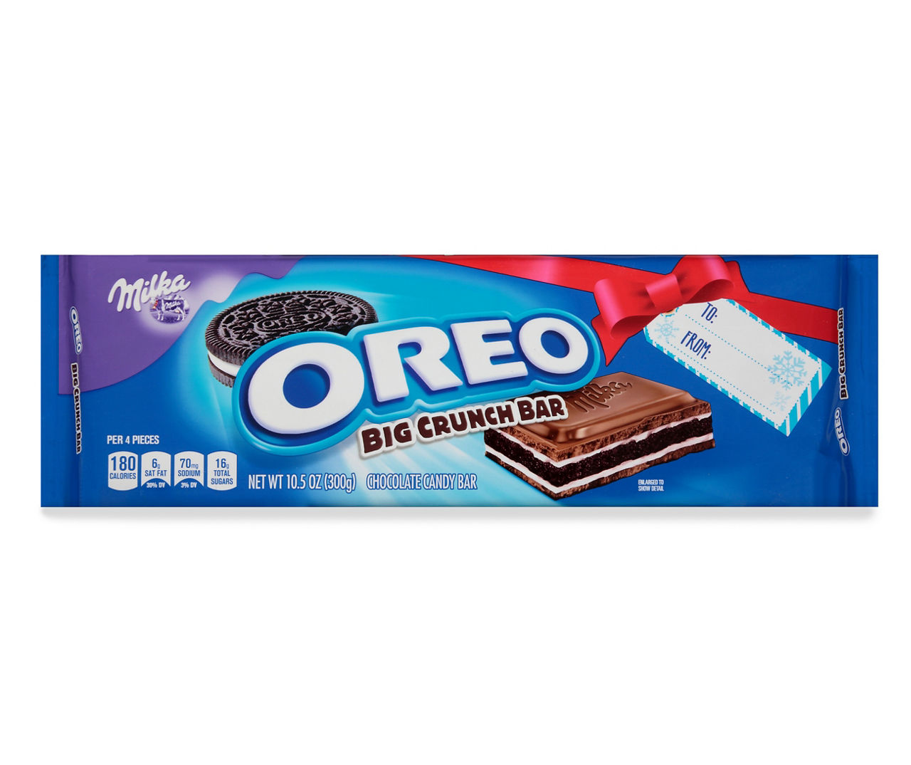 Oreo Milka Oreo Big Crunch Chocolate Candy Bar 10.5 oz. Wrapper Big Lots