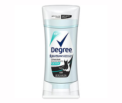 Degree Women Black+White Pure Rain UltraClear Antiperspirant Deodorant 2.6 oz