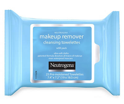 Makeup Remover Cleansing Towelettes & Face Wipes, 25 ct.