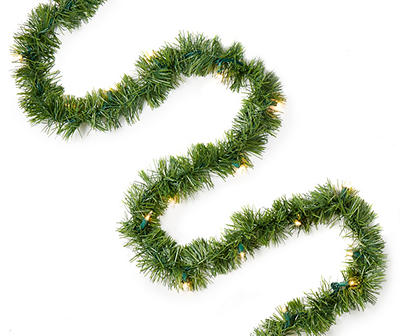 18FT CLEAR PRE-LIT GARLAND