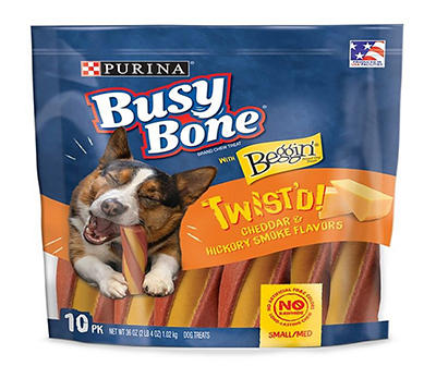 Busy Bone Twist'd Dog Treats, 36 Oz.