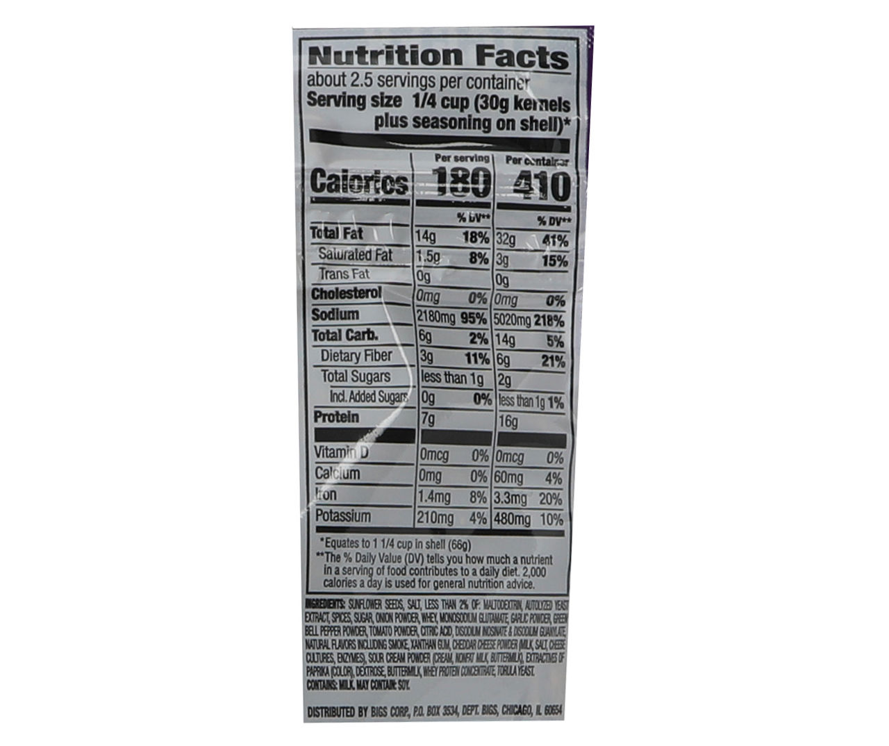 20 Taco Bell Taco Seasoning Nutrition Facts 