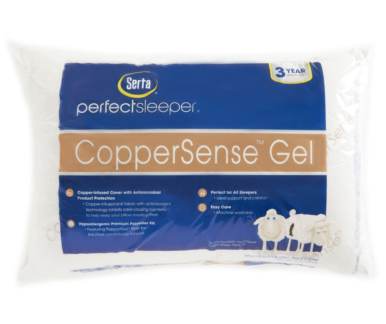 Serta copper sales sense pillow