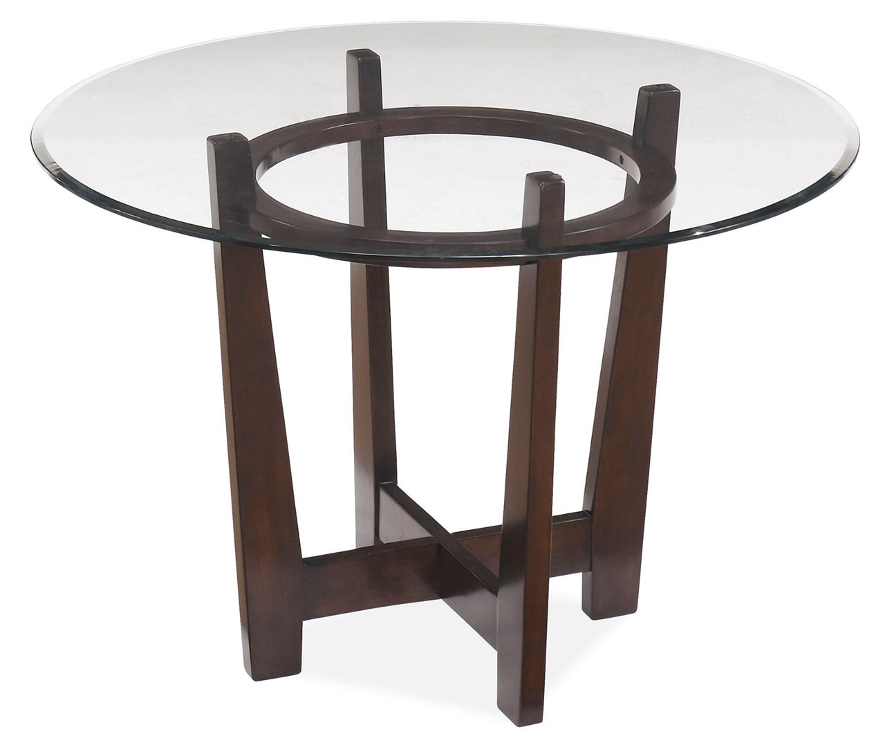 Ashley glass deals top dining table