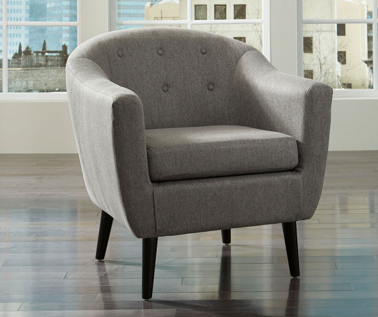 Signature Design By Ashley Klorey Gray Barrel Accent Chair Big Lots