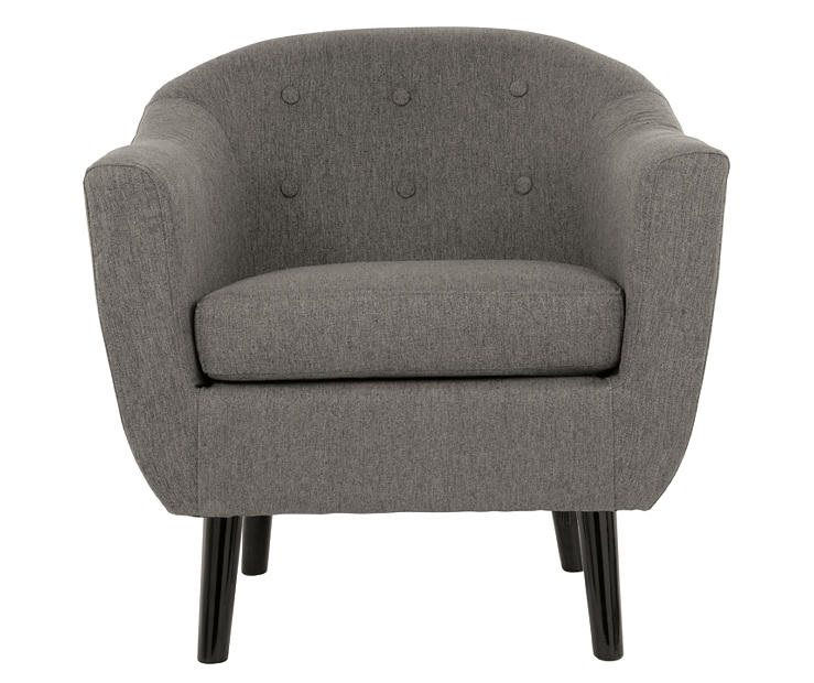 Klorey Gray Barrel Accent Chair
