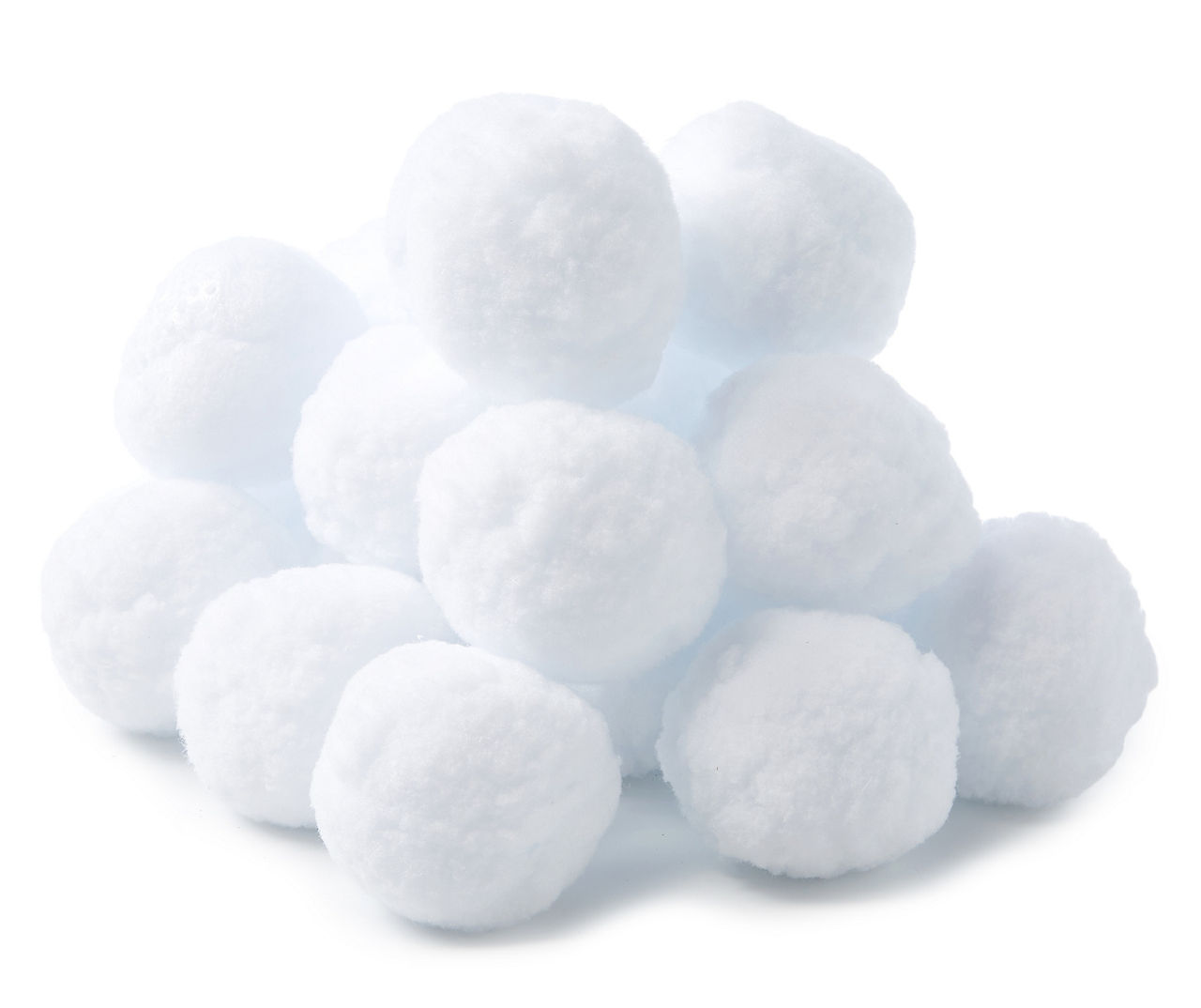 Lots Fake Snowballs Throwing Dodge Game Soft Plush Snow Balls Christmas Décor 