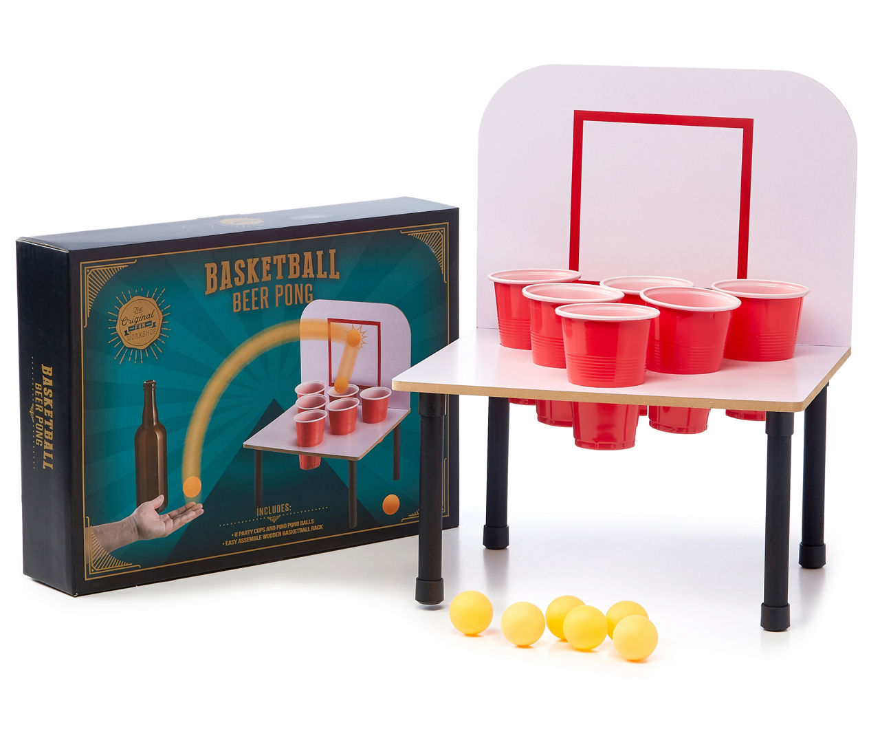 Samsonico Basketball Beer Pong Tabletop Game Big Lots