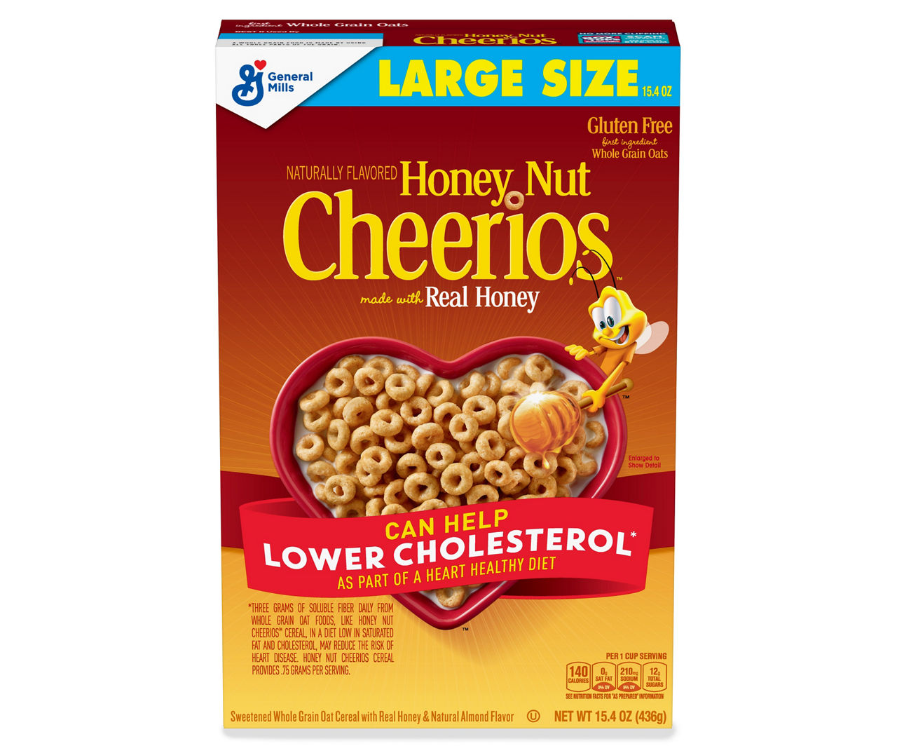 Cheerios Honey Vanilla Cheerios Heart Healthy Cereal,, 45 OFF