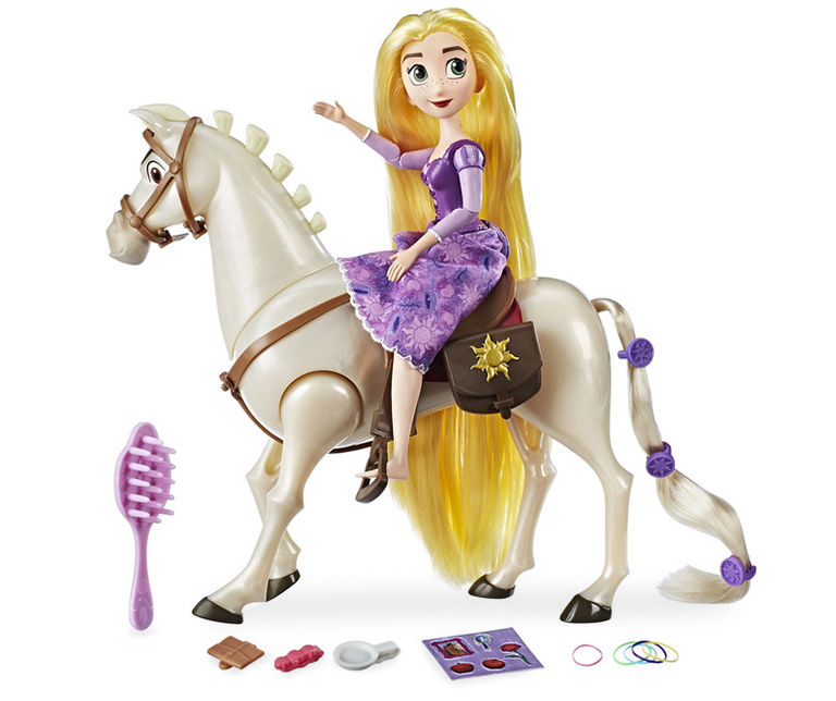 Tangled doll cheap and horse set