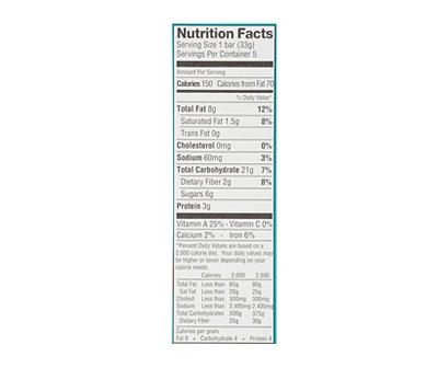 Enjoy Life Foods Gluten Free, Allergy Friendly Carrot Cake Chewy Snack Bars, 1.15 oz, 5 ct