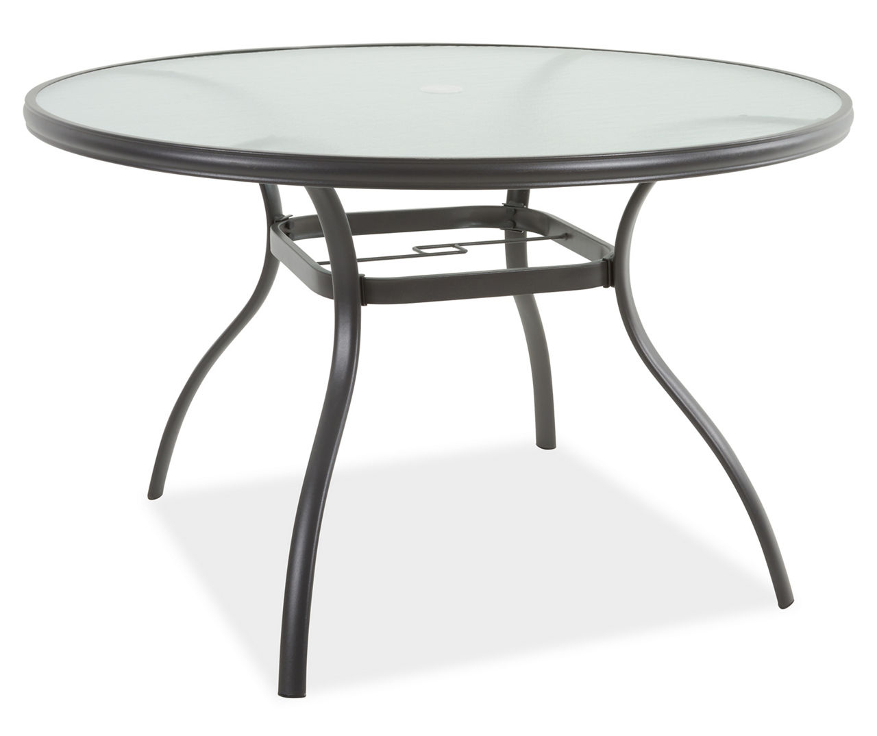 Wilson & fisher metal frame & glass round patio dining table new arrivals