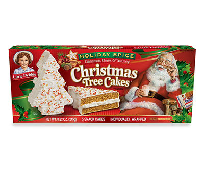 Little Debbie Holiday Spice Christmas Tree Cakes 5 Count Big Lots