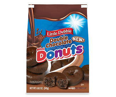 Double Chocolate Mini Donuts, 8.62 Oz.