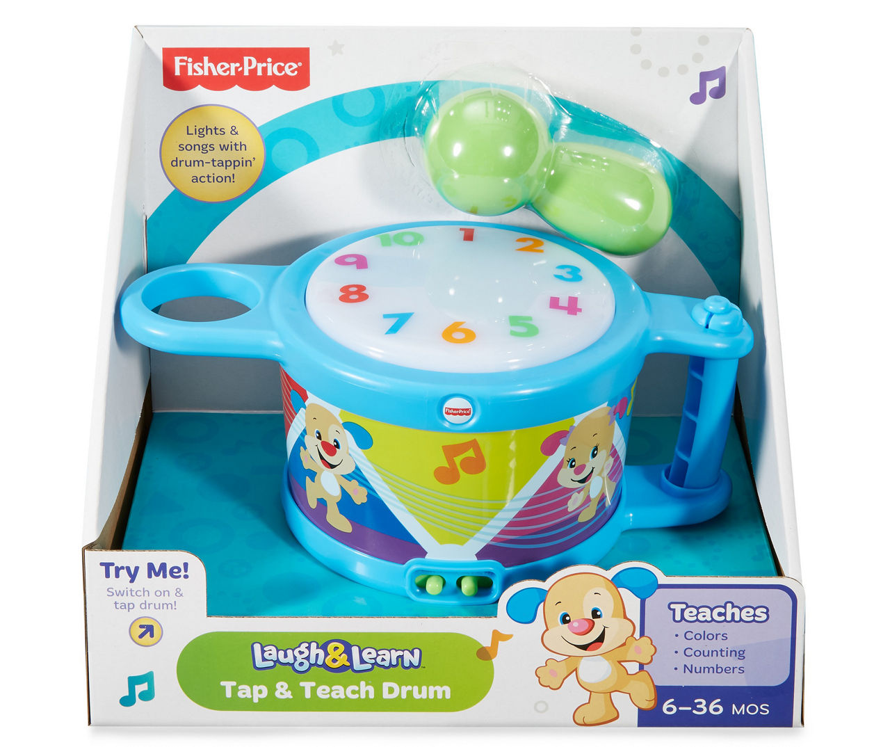 Fisher price tap and shop teach drum