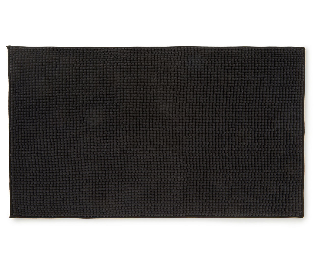 Just Home Black Textured Bath Rug, (24