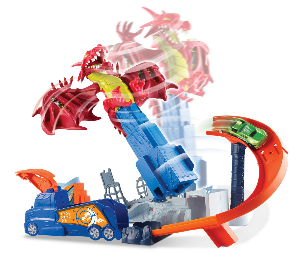 Hot Wheels Dragon Blast Launching Playset