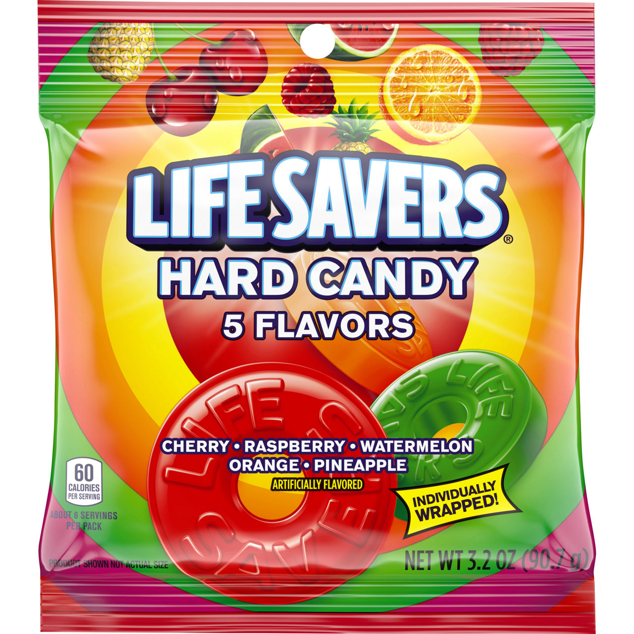 Life Savers Hard Candy, Original 5 Flavors, 1.14 oz, 20-count