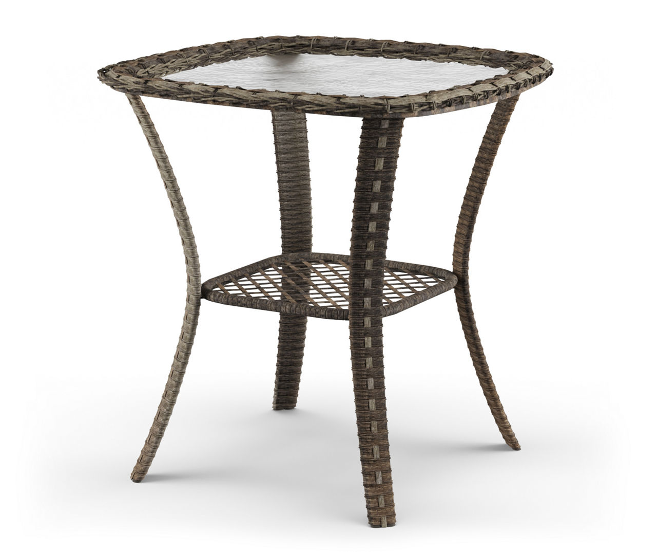 Wilson Fisher Resin Wicker Motion Gliders Side Table 3 Piece