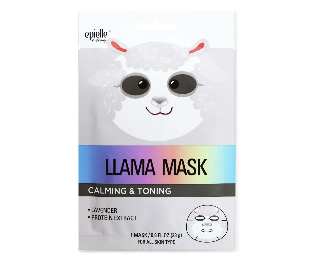 epielle Llama Sheet Mask, 0.8 Oz. Big Lots