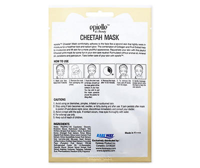 Cheetah Sheet Mask, 0.8 Oz.