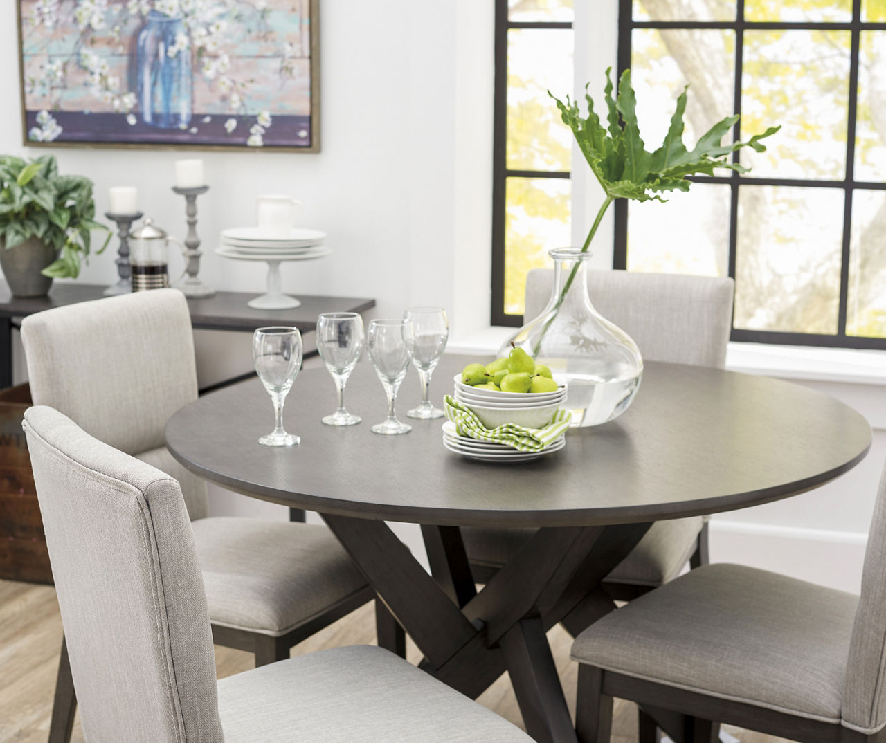 Stratford York Gray Dining Table Big Lots