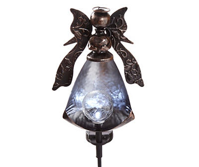 Solar Angel Stake with Crackle Ball