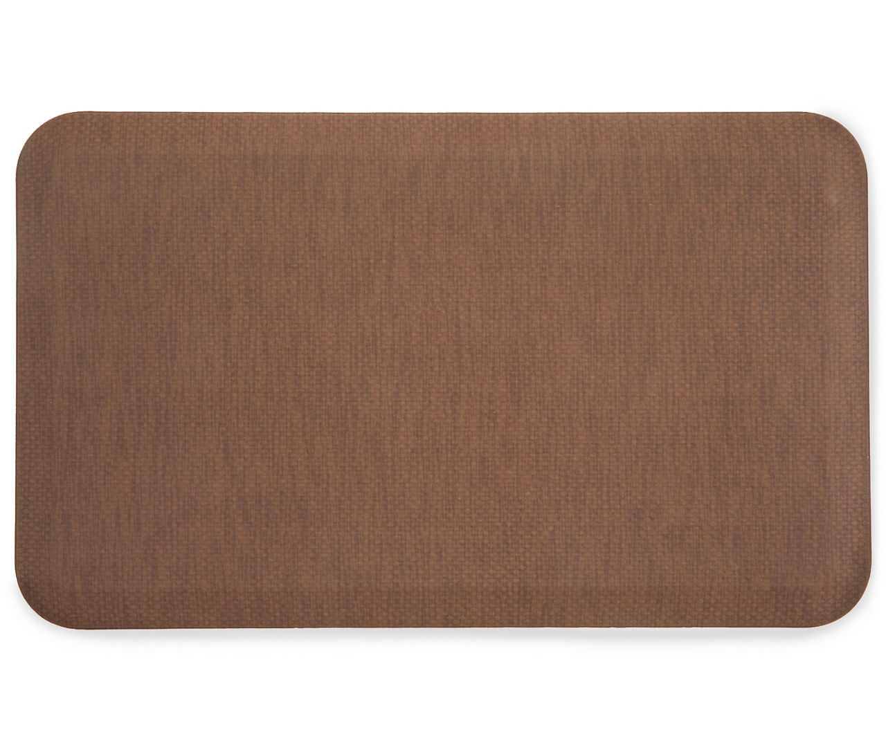 Chocolate Linen Kitchen Floor Mat, (18" x 30")