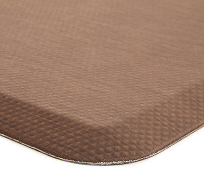 Chocolate Linen Kitchen Floor Mat, (18" x 30")