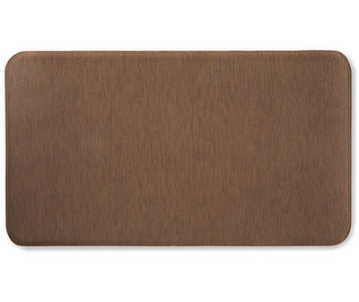 Chocolate Linen Kitchen Floor Mat, (20" x 36")