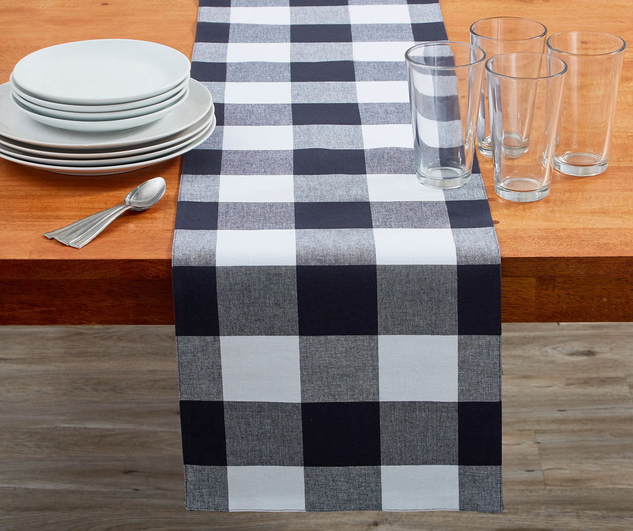 Team Plaid Minnesota Vikings Table Runner