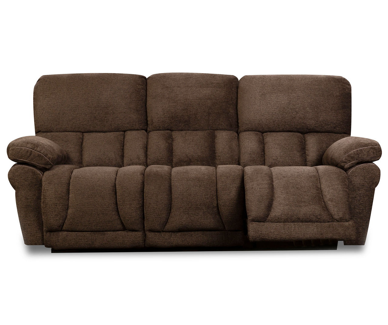 Lane Home Solutions Stonehill Chocolate Brown Reclining Sofa Big